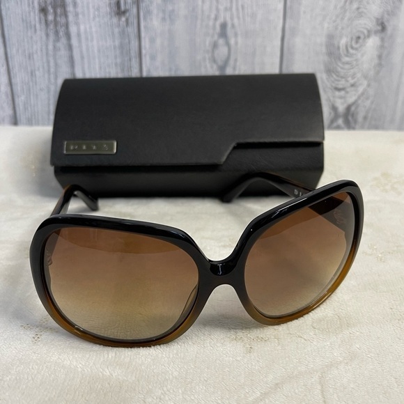 DITA supadupa oversized sunglasses in brown/ black - Picture 8 of 12